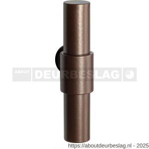 GPF Bouwbeslag Anastasius GPF3047.A2 L/R Hipi Deux+ kruiskruk gatdeel 105,5 mm links-rechtswijzend Bronze blend - R21010562 - afbeelding 1