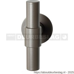 GPF Bouwbeslag Anastasius GPF3047.A3-00 Hipi Deux+ kruiskruk 105,5 mm op rond rozet 50x8 mm Mocca blend - R21011100 - afbeelding 1