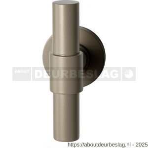 GPF Bouwbeslag Anastasius GPF3047.A4-00 Hipi Deux+ kruiskruk 105,5 mm op rond rozet 50xx8 mm Champagne blend - R21011101 - afbeelding 1