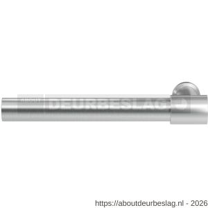 GPF Bouwbeslag RVS GPF3051L/R Hipi Deux deurkruk gatdeel 139 mm links-rechtswijzend RVS geborsteld - R21008036 - afbeelding 1