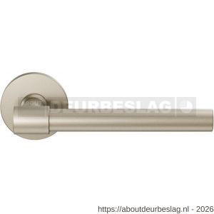 GPF Bouwbeslag Anastasius GPF3051.A4-05 Hipi Deux deurkruk 139 mm op rond rozet 50xx6 mm Champagne blend - R21010656 - afbeelding 1