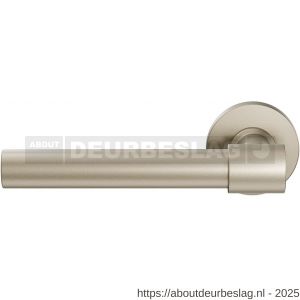 GPF Bouwbeslag Anastasius GPF3052.A4-00 L/R Hipi Deux+ deurkruk gatdeel 141,5 mm op rond rozet 50x8 mm links-rechtswijzend Champagne blend - R21010156 - afbeelding 1