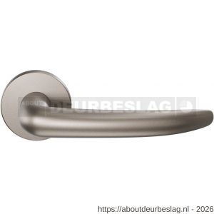 GPF Bouwbeslag Anastasius GPF3085.A3-00 Tino deurkruk op rond rozet 50xx8 mm Mocca blend - R21010670 - afbeelding 1