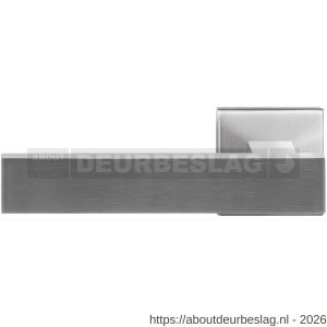GPF Bouwbeslag RVS GPF3115.02L Hinu deurkruk gatdeel op vierkant rozet 50x50x8 mm linkswijzend RVS geborsteld - R21010169 - afbeelding 1