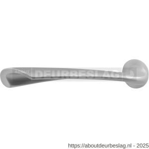 GPF Bouwbeslag RVS GPF3120L Kore deurkruk gatdeel linkswijzend RVS geborsteld - R21002697 - afbeelding 1