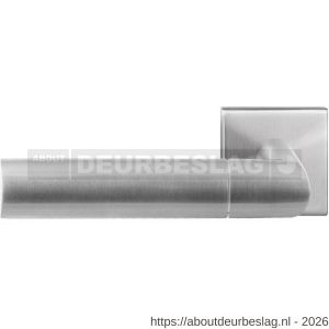GPF Bouwbeslag RVS GPF3140.02L Nana deurkruk gatdeel op vierkant rozet 50x50x8 mm linkswijzend RVS geborsteld - R21010178 - afbeelding 1
