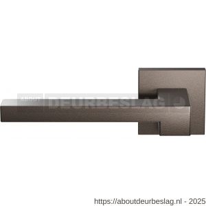 GPF Bouwbeslag Anastasius GPF3160.A1-02 L Raa deurkruk gatdeel op vierkant rozet 50x50x8 mm linkswijzend Dark blend - R21010190 - afbeelding 1