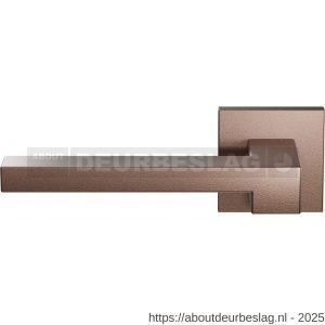GPF Bouwbeslag Anastasius GPF3160.A2-02 L Raa deurkruk gatdeel op vierkant rozet 50x50x8 mm linkswijzend Bronze blend - R21010192 - afbeelding 1