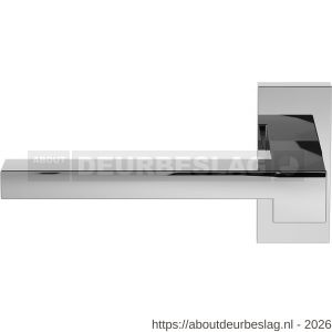 GPF Bouwbeslag RVS GPF3162.49-01L Raa deurkruk gatdeel op rechthoekig rozet 70x32x10 mm linkswijzend RVS gepolijst - R21013930 - afbeelding 1