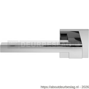 GPF Bouwbeslag RVS GPF3162.49-02L Raa deurkruk gatdeel op vierkant rozet 50x50x8 mm linkswijzend RVS gepolijst - R21013931 - afbeelding 1