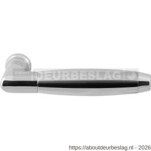 GPF Bouwbeslag RVS GPF4018 Ika deurkruk haaks met trapezium eindknop RVS gepolijst - R21005754 - afbeelding 1