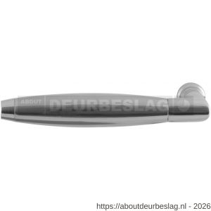 GPF Bouwbeslag RVS GPF4019L/R XL Ika XL deurkruk gatdeel haaks met trapezium eindknop links-rechtswijzend RVS gepolijst - R21005757 - afbeelding 1