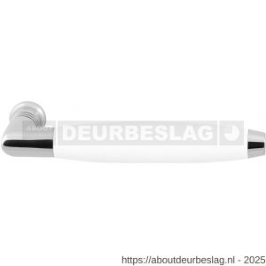 GPF Bouwbeslag RVS GPF4026 XL Ika XL deurkruk haaks met trapezium eindknop RVS gepolijst-wit - R21008243 - afbeelding 1