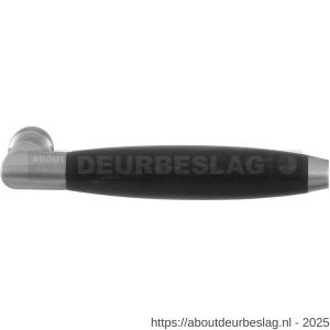 GPF Bouwbeslag RVS GPF4031 XL Ika XL deurkruk haaks met trapezium eindknop RVS geborsteld-ebben - R21002792 - afbeelding 1
