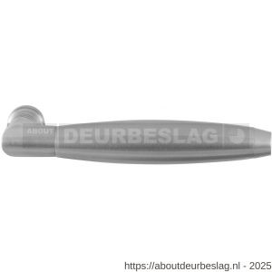 GPF Bouwbeslag RVS GPF4046L/R XL Ika XL deurkruk gatdeel haaks met trapezium eindknop links-rechtswijzend RVS geborsteld - R21002569 - afbeelding 1