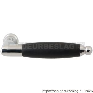 GPF Bouwbeslag RVS GPF4100 Ika deurkruk haaks met ronde eindknop RVS gepolijst-ebben - R21002707 - afbeelding 1