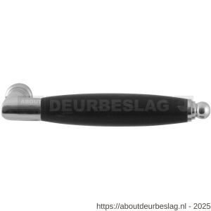 GPF Bouwbeslag RVS GPF4101 XL Ika XL deurkruk haaks met ronde eindknop RVS gepolijst-ebben - R21002789 - afbeelding 1