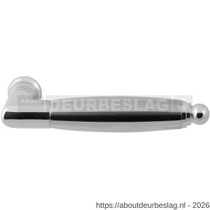 GPF Bouwbeslag RVS GPF4118 Ika deurkruk haaks met ronde eindknop RVS gepolijst - R21005770 - afbeelding 1