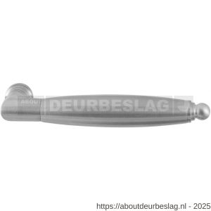 GPF Bouwbeslag RVS GPF4146 XL Ika XL deurkruk haaks met ronde eindknop RVS geborsteld - R21002576 - afbeelding 1