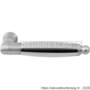 GPF Bouwbeslag RVS GPF4148 Ika deurkruk haaks met ronde eindknop RVS geborsteld-RVS gepolijst - R21005778 - afbeelding 1