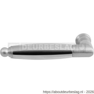 GPF Bouwbeslag RVS GPF4148L/R Ika deurkruk gatdeel haaks met ronde eindknop links-rechtswijzend RVS geborsteld-RVS gepolijst - R21005779 - afbeelding 1