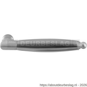 GPF Bouwbeslag RVS GPF4149 XL Ika XL deurkruk haaks met ronde eindknop RVS geborsteld-RVS gepolijst - R21005780 - afbeelding 1