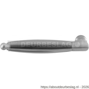 GPF Bouwbeslag RVS GPF4149L/R XL Ika XL deurkruk gatdeel haaks met ronde eindknop links-rechtswijzend RVS geborsteld-RVS gepolijst - R21005781 - afbeelding 1