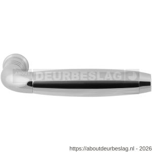 GPF Bouwbeslag RVS GPF4218 Ika deurkruk gebogen met trapezium eindknop RVS gepolijst - R21005786 - afbeelding 1