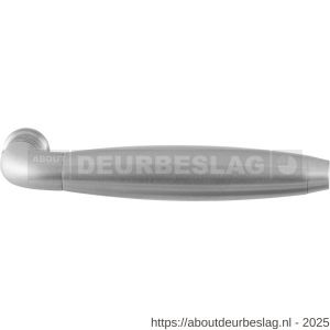 GPF Bouwbeslag RVS GPF4246L/R XL Ika XL deurkruk gatdeel gebogen met trapezium eindknop links-rechtswijzend RVS geborsteld - R21002581 - afbeelding 1