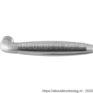 GPF Bouwbeslag RVS GPF4249 XL Ika XL deurkruk gebogen met trapezium eindknop RVS geborsteld-RVS gepolijst - R21005796 - afbeelding 1