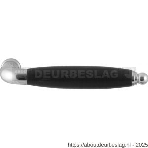 GPF Bouwbeslag RVS GPF4301 XL Ika XL deurkruk gebogen met ronde eindknop RVS gepolijst-ebben - R21002812 - afbeelding 1