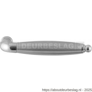 GPF Bouwbeslag RVS GPF4316 XL Ika XL Duo deurkruk gebogen met ronde eindknop RVS gepolijst-RVS geborsteld - R21002582 - afbeelding 1