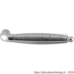 GPF Bouwbeslag RVS GPF4319 XL Ika XL deurkruk gebogen met ronde eindknop RVS gepolijst - R21005804 - afbeelding 1