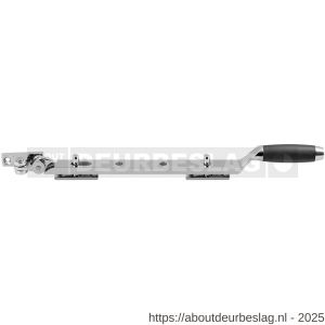 GPF Bouwbeslag RVS GPF4610.49 Ika raamuitzetter met trapezium eindknop 310 mm RVS gepolijst-ebben - R21005140 - afbeelding 1
