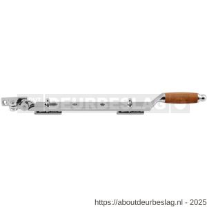 GPF Bouwbeslag RVS GPF4625.49 Ika raamuitzetter met ronde eindknop 320 mm RVS gepolijst-kersen - R21005137 - afbeelding 1