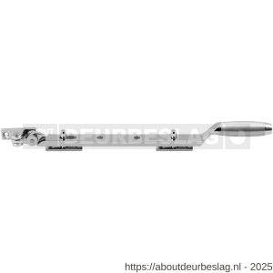 GPF Bouwbeslag RVS GPF4640.49 Ika Duo raamuitzetter met trapezium eindknop 310 mm RVS gepolijst-RVS geborsteld - R21005132 - afbeelding 1
