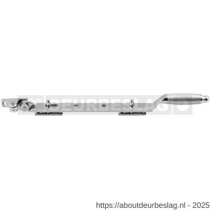 GPF Bouwbeslag RVS GPF4645.49 Ika Duo raamuitzetter met ronde eindknop 320 mm RVS gepolijst-RVS geborsteld - R21005131 - afbeelding 1