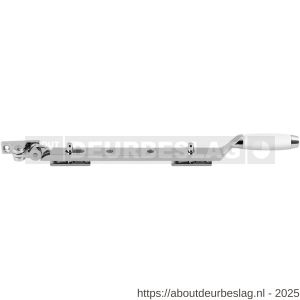 GPF Bouwbeslag RVS GPF4646.49 Ika raamuitzetter met trapezium eindknop 310 mm RVS gepolijst-wit - R21008349 - afbeelding 1