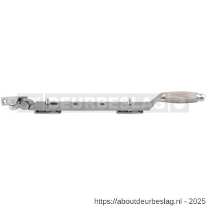 GPF Bouwbeslag RVS GPF4678.09 Ika raamuitzetter met ronde eindknop 320 mm RVS geborsteld-eiken whitewash - R21005143 - afbeelding 1