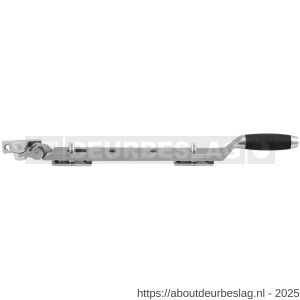 GPF Bouwbeslag RVS GPF4688.09 Ika raamuitzetter met trapezium eindknop 310 mm RVS geborsteld-zwart - R21006666 - afbeelding 1