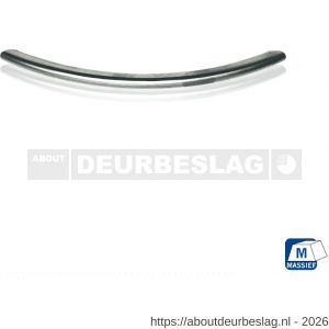GPF Bouwbeslag RVS GPF5002.09 meubelgreep gebogen 10x190/160 mm RVS geborsteld - R21005657 - afbeelding 1