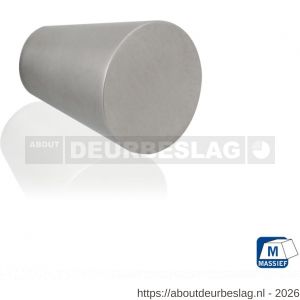 GPF Bouwbeslag RVS GPF5500.20 meubelknop rond 20 mm hoogte 25 mm RVS geborsteld - R21005358 - afbeelding 1