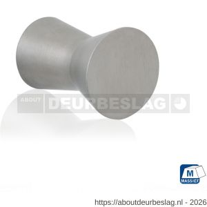GPF Bouwbeslag RVS GPF5505.25 meubelknop rond 25 mm hoogte 32 mm RVS geborsteld - R21005362 - afbeelding 1