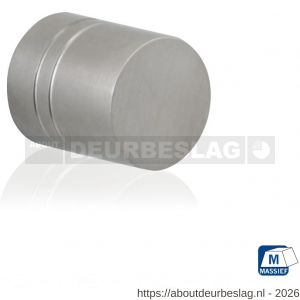 GPF Bouwbeslag RVS GPF5510.30 meubelknop rond 30 mm hoogte 32 mm RVS geborsteld - R21005367 - afbeelding 1