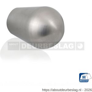 GPF Bouwbeslag RVS GPF5535.25 meubelknop rond 25 mm hoogte 35 mm RVS geborsteld - R21005384 - afbeelding 1
