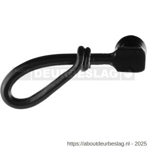 GPF Bouwbeslag Smeedijzer GPF6255L Sula deurkruk gatdeel linkswijzend smeedijzer zwart - R21002875 - afbeelding 1