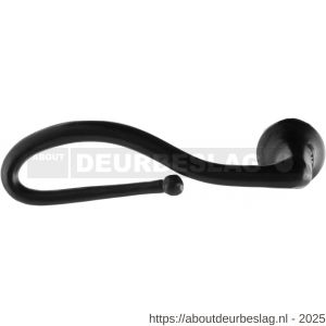 GPF Bouwbeslag Smeedijzer GPF6260L Lumi deurkruk gatdeel linkswijzend smeedijzer zwart - R21002878 - afbeelding 1