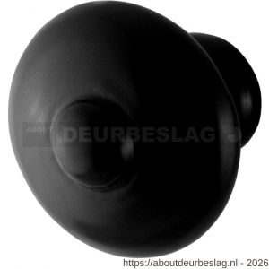 GPF Bouwbeslag Smeedijzer GPF6506.25 meubelknop 25 mm hoogte 28 mm smeedijzer zwart - R21005412 - afbeelding 1