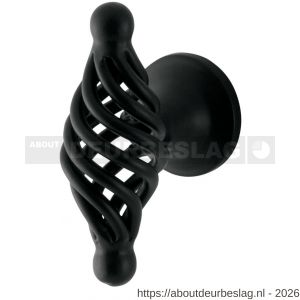 GPF Bouwbeslag Smeedijzer GPF6512.57 meubelknop 57 mm smeedijzer zwart - R21006672 - afbeelding 1