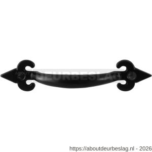 GPF Bouwbeslag Smeedijzer GPF6530.60 meubelgreep 110 mm smeedijzer zwart - R21005616 - afbeelding 1